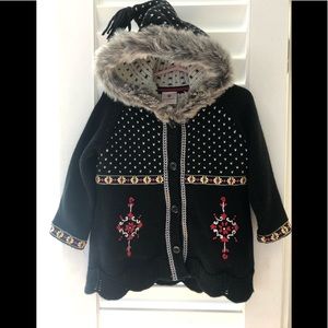 Hanna Anderson Norwegian sweater jacket